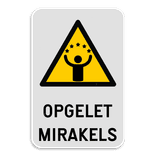 Informatiebord 2:3 reflecterend met je eigen opdruk