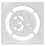 Pochoir limite de poids 3,5t - plusieurs dimensions