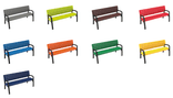 Buitenbank kunststof - Type Modo - diverse kleuren