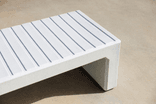 Buiten zitbank kunststof - Type Zeus - wit, grijs, beige