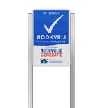 Portaalsysteem bord + logo - Smoke-free Generation