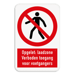 Informatiebord 2:3 reflecterend met je eigen opdruk
