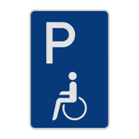 Parkschilder - Parkplatz nur für Schwerbehinderte