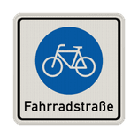 Vorschriftszeichen 244.1 - Beginn einer Fahrradstraße