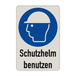 Gebotsschild - Schutzhelm benutzen
