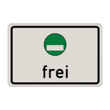 Verkehrszusatzeichen 1031-52 - Freistellung vom Verkehrsverbot nach § 40 Abs. 1 BlmSchG – grüne Plakette frei