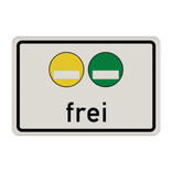 Verkehrszeichen 1031-51 - Freistellung vom Verkehrsverbot nach § 40 Abs. 1 BlmSchG – gelbe und grüne Plakette frei