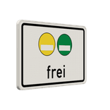 Verkehrszeichen 1031-51 - Freistellung vom Verkehrsverbot nach § 40 Abs. 1 BlmSchG – gelbe und grüne Plakette frei