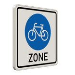 Verkehrszeichen 244.3 - Beginn einer Fahrradzone