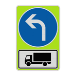 Verkehrsschild - Vorgeschriebene Fahrtrichtung Kraftfahrzeuge