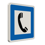 Verkehrszeichen 365-50 - Fernsprecher
