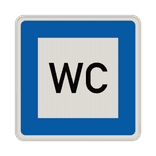 Richtzeichen 365-58 - Toilette