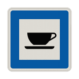 Verkehrszeichen 365-57 - Autobahnkiosk