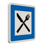 Verkehrszeichen 365-56 - Autobahngasthaus