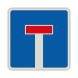 Verkehrszeichen 357 - Sackgasse