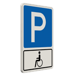 Parkschilder - Parkplatz nur für Schwerbehinderte