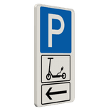 Parkschilder - Parkplatz nur für E-Roller / E-Scooter