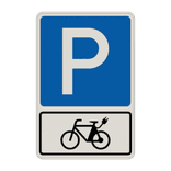 Parkschilder - Parkplatz nur für E-Bikes