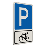 Parkschilder - Parkplatz nur für E-Bikes