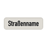 Straßennamenschild 600x200mm - 1 Zeile