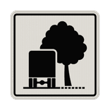 Verkehrszeichen 1006-39 - Eingeschränktes Lichtraumprofil durch Bäume