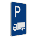 Parkplatzschild - Parkplatz nur für Kraftfahrzeuge