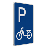 Parkplatzschild - Parkplatz nur für Mofas