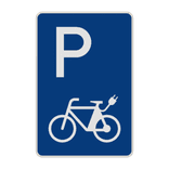 Parkschilder - Parkplatz nur für E-Bikes