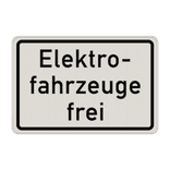 Verkehrszusatzeichen 1026-61 - Elektrofahrzeuge frei