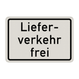Verkehrszusatzeichen 1026-35 - Lieferverkehr frei