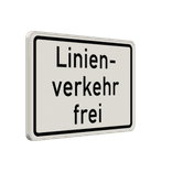 Verkehrszusatzeichen 1026-32 - Linienverkehr frei