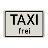 Verkehrszeichen 1026-30 - Taxi frei