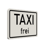 Verkehrszusatzeichen 1026-30 - Taxi frei