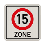 Verkehrszeichen 274.1-15 - Beginn Tempo 15-Zone