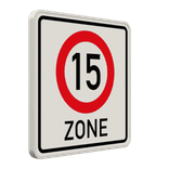 Verkehrszeichen 274.1-15 - Beginn Tempo 15-Zone