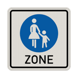 Verkehrszeichen 242.1 - Beginn einer Fußgängerzone