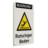 Warnschilder - Warnung vor Rutschgefahr