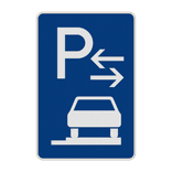 Richtzeichen 315-68 - Parken ganz auf Gehwegen (Mitte)