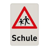 Warnschilder - Achtung, Kinder! Schule