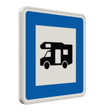 Richtzeichen 365-67 - Wohnmobilplatz