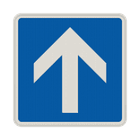 Verkehrszeichen 353 - Hinweis auf eine Einbahnstraße