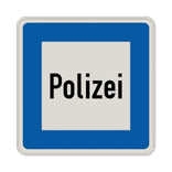 Verkehrszeichen 363 - Polizei