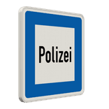 Verkehrszeichen 363 - Polizei