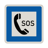 Verkehrszeichen 365-51 - Notrufsäule