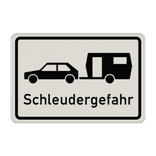 Verkehrszeichen 1006-30 - Schleudergefahr für Wohnwagengespanne
