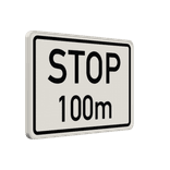 Verkehrszeichen 1004-32 - STOP nach ... m