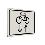 Verkehrszeichen 1000-33 - Radverkehr aus beiden Richtungen