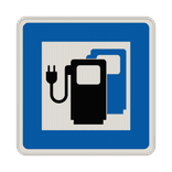 Verkehrszeichen 365-65 - Ladestation für Elektrofahrzeuge