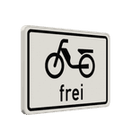 Verkehrszusatzeichen 1022-11 - Mofas frei