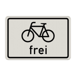 Verkehrszusatzeichen 1022-10 - Radverkehr frei